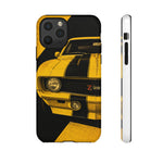 Z28 Yellow Camaro Retro Poster Tough Phone Case