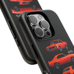 1969 Camaro SS Orange Triple View Muscle Car Tough Phone Case