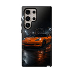 Orange C6 Neon Car Meet Tough Phone Case