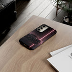 FC RX-7 Pink Neon Fog Column Tough Case