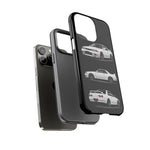 R32 Skyline Phone Case White, Three-View Vector Cover, Gift GTR Fans