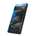 Grouper Reef Phone Case, Sunbeam Ledge Marine Art Tough Cover