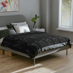 1964 Galaxie Black Microfiber Throw Blanket Classic Car Gift
