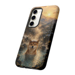 Shiba Inu Forest Hot Spring phone case | Tough Cases