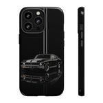 Nova SS Phone Case, Black 68 Muscle Car Silver Stripe Studio Cover