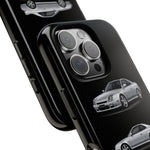 Silver Prelude Sports Coupe Tough Phone Case for JDM Fans