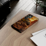 Land Cruiser FJ40 Classic 4x4 Red Rock Canyon Art Tough Phone Case