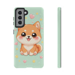 Shiba Inu Kawaii Chibi Smile Pet Dog Art Tough Phone Case