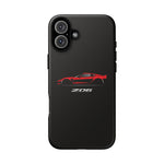 Red C7 Z06 Phone Case for Chevy Sports Car Enthusiasts, Tough Cover