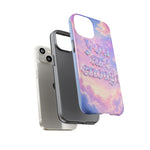 You Are Enough phone case | pastel cloud affirmation protective case