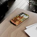 Cocker Spaniel Picnic Scene phone case | vintage dog art