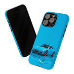 RX-7 Cyan Studio Phone Case Studio Color Match Car Art