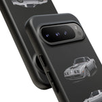 Silver Trans Am Classic Muscle Car Phone Case Tough Multi View Print