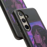 Melancholy Anime Girl Phone Case Vaporwave Tough Case