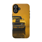 Classic Camaro SS Phone Case, Yellow 69 Muscle Car Cover, Gift for Guys