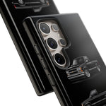 Black Silverado Classic Pickup Tough Phone Case for Chevy Truck Fans