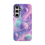 Pastel Galaxy Planet Vaporwave Art Tough Phone Case