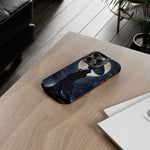 Geisha Parasol Moonlight Art Tough Phone Case