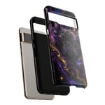French Bulldog Galaxy Marble Art Tough Phone Case