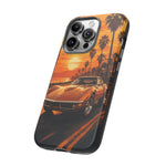 Orange Corvette C3 Stingray Sunset Palms Phone Case