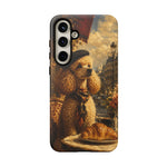 Poodle in Beret Phone Case | Vintage Paris Café Illustration