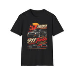 1989 Porsche 911 Turbo Cabriolet Graphic T-Shirt — Retro Racing Car Tee