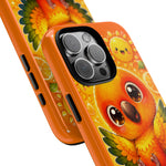 Sun Conure Kawaii Citrus Art Tough Phone Case