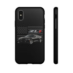 Black ZL1 Camaro Phone Case Muscle Car Tough Cover Gift Art