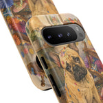 Guilty French Bulldog Phone Case, Confetti Watercolor Cover
