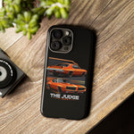 1969 GTO Judge Orange Muscle Car Tough Phone Case Cover Gift