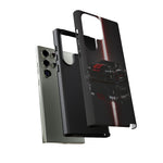 Camaro ZL1 Phone Case, Black Red Racing Stripe Studio Cover, Gift