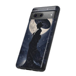 Geisha Parasol Moonlight Art Tough Phone Case
