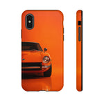 Orange 240Z Phone Case, Classic 70s JDM Sports Car Cover
