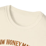 Raw Honey Maker Artisan Honey Jar Illustration T-Shirt Gift for Beekeepers Farmers