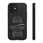 1986 Supra Triple View Line Art JDM Tough Phone Case Cover