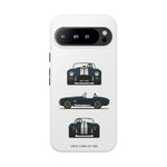 1966 Cobra Blue White Stripe Roadster Tough Phone Case Cover