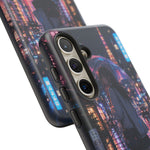 Lofi Anime Rain Street Art Tough Phone Case