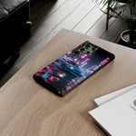 Skyline GT-R Tokyo Rain JDM Night Art Tough Phone Case
