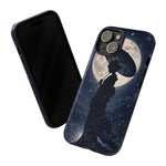 Geisha Parasol Moonlight Art Tough Phone Case
