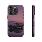 Sunset Skyline GT-R R32 phone case | car reflection, purple dusk