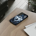 Siberian Husky Geometric Diamond Art Tough Phone Case