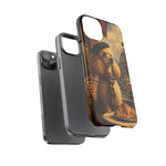 Poodle in Beret Phone Case | Vintage Paris Café Illustration