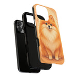 Pomeranian Tiny Fox Fluffy Art Tough Phone Case