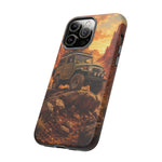 Land Cruiser FJ40 Classic 4x4 Red Rock Canyon Art Tough Phone Case