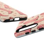Pink Cowboy Boots phone case | Western pattern | Pastel stars
