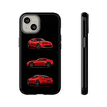 Red 370Z Sports Coupe Tough Phone Case for JDM Enthusiasts