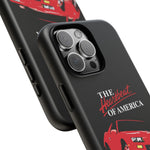 1991 Camaro Heartbeat Red Muscle Car Tough Phone Case Cover