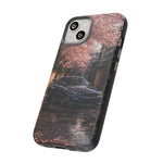 Cherry Blossom Street Scene R34 Skyline GTR Tough Case | Car Photo Cover
