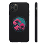 Great Dream Wave Circular Badge Vaporwave Phone Case – Japanese Aesthetic