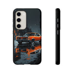 1966 GTO Orange Rainy City Tough Phone Case Cover Gift Art